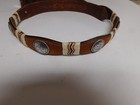 Leather Belt w/Buckle & Conchos — photo 3