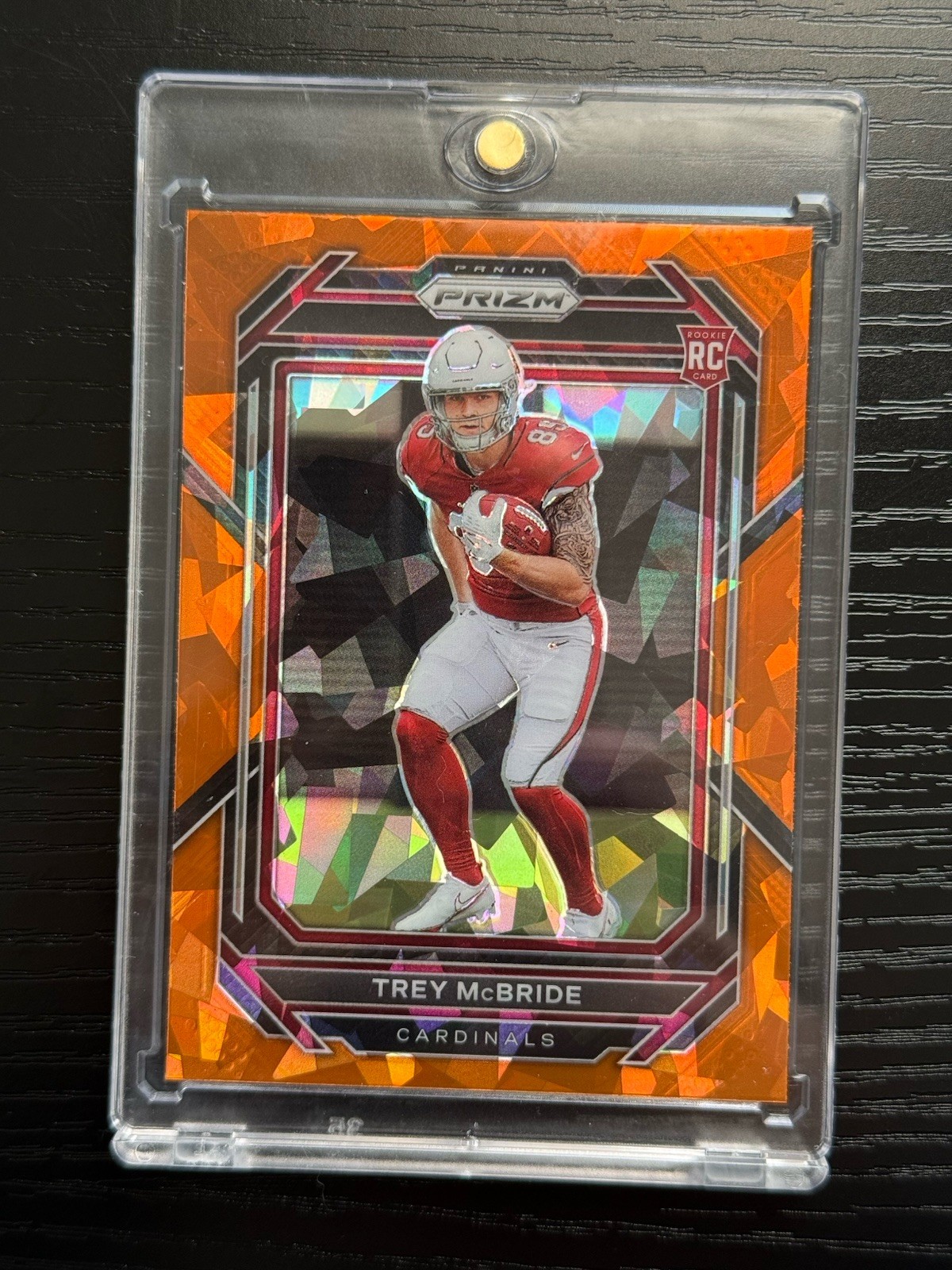 2022 Panini Prizm - Rookies Trey McBride #327 Orange Ice Prizm (RC)
