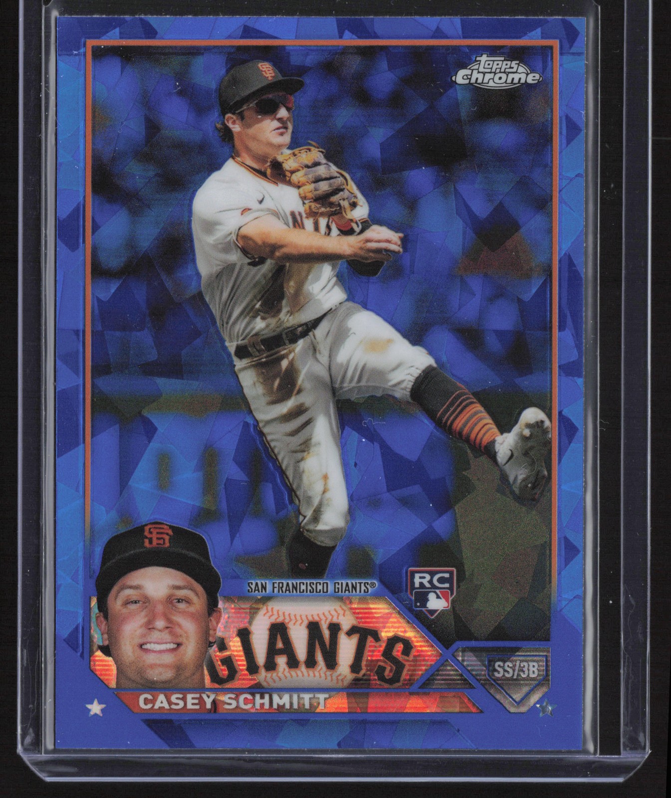 2023 Topps Chrome Update Sapphire Edition #USCS133 Casey Schmitt