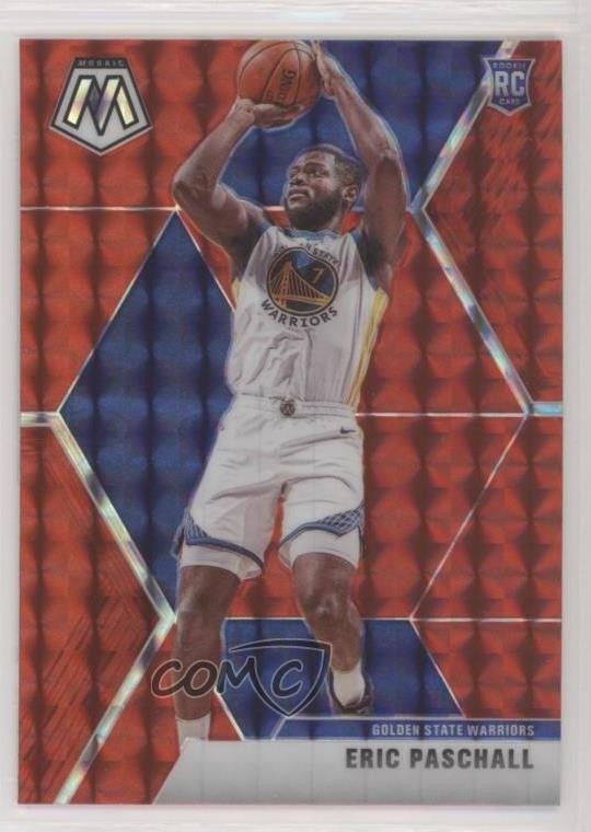 2019-20 Panini Mosaic Rookies Red Prizm Eric Paschall #250 0e3