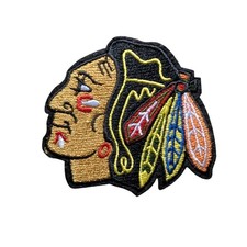 Chicago Blackhawks Iron On Embroidery Patch, Chicago Blackhawks NHL Patch