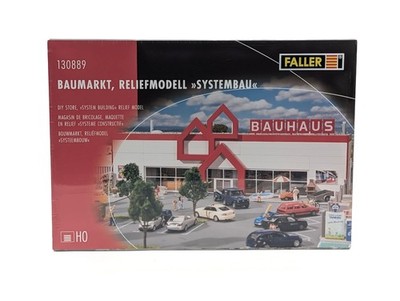Faller 130889 H0 Baumarkt Reliefmodell ''Systembau'' Bausatz NEU OVP