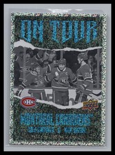 2024-25 Upper Deck #OT-1 Cole Caufield / Nick Suzuki On Tour Speckled Canadiens