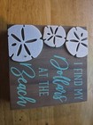 Beach Decor 3pc Lot - Wall Art, Picture Frame Beach Flip Flops Good Life Destin