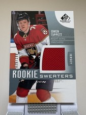 17-18 SP Game Used Owen Tippett Rookie Sweaters Jersey Florida Panthers #/199