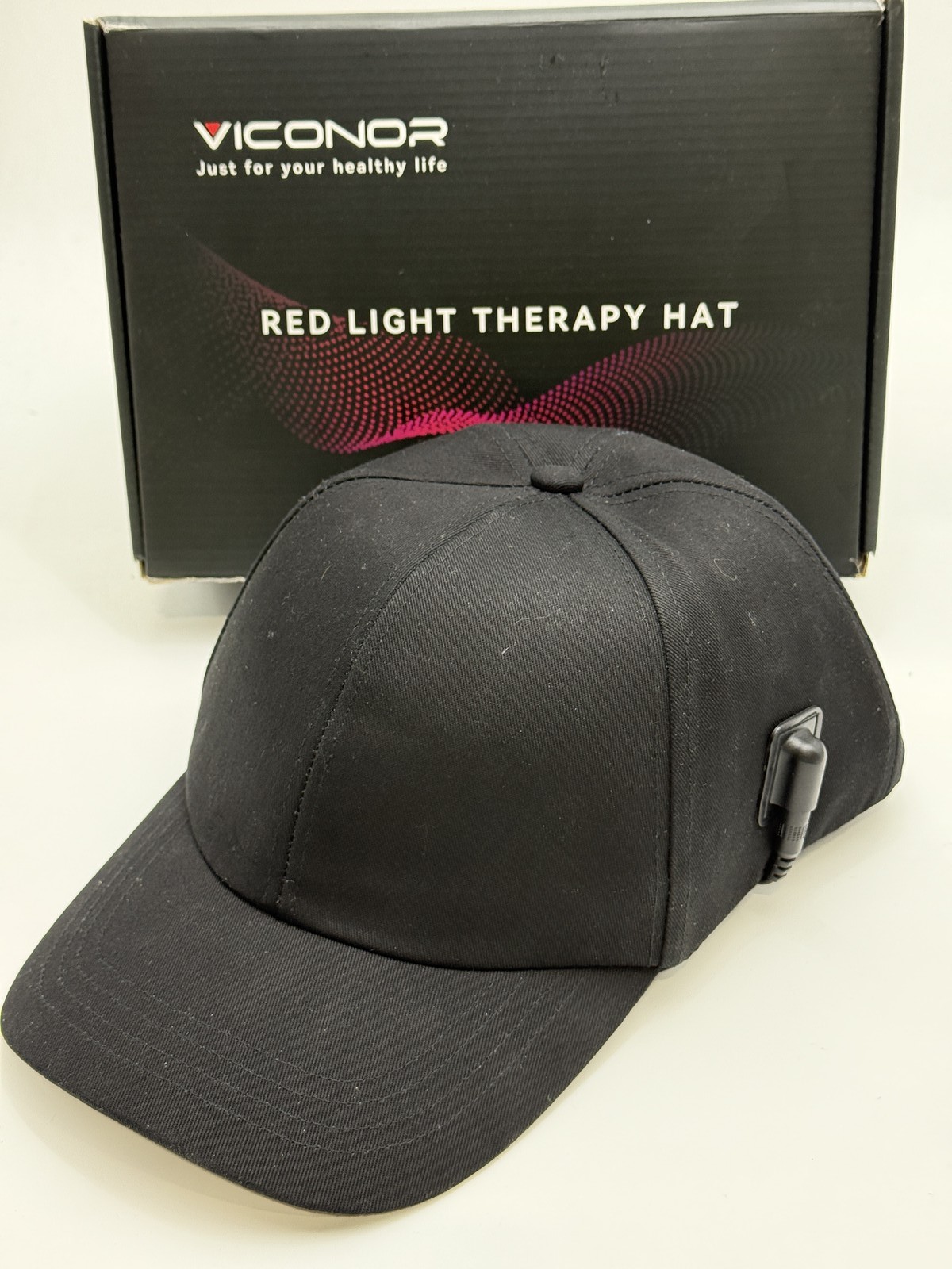 ИНФРАКРАСНАЯ СВЕТОТЕРАПИЯ VICONOR RED LIGHT THERAPY ОТ ВЫПАДЕНИЯ ВОЛОС - ЧЕРНЫЙ