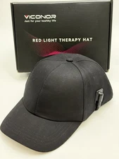VICONOR INFRARED LIGHT THERAPY RED LIGHT THERAPY FOR HAIR LOSS - BLACK