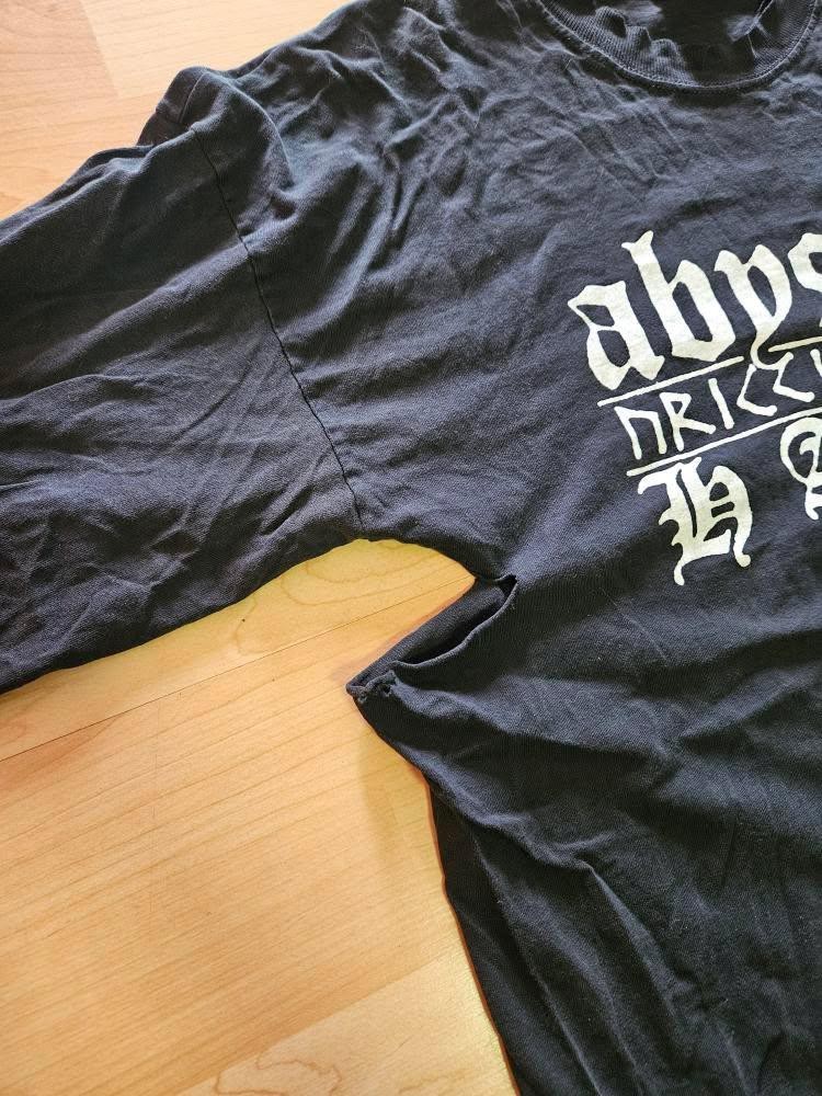 Abyssic Hate Vintage Longsleeve XL Logo Dsbm
