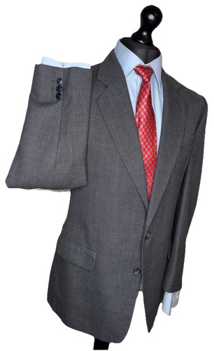BESPOKE BURBERRYS PROSUM LUXURY DESIGNER SUIT JACKET BIRDSEYE CLASSIC FIT 42R - Picture 11 of 12