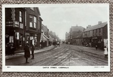 Caerphilly. Castle Street, Ernest T Bush postcard