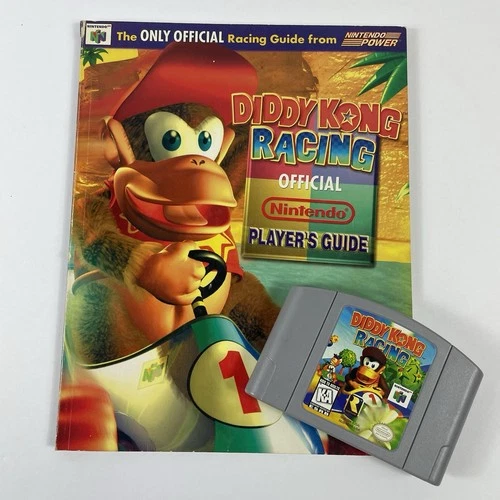 Diddy Kong Racing (Nintendo 64, 1997) Authentic + Strategy Guide ￼