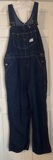 Vintage Sears Tradewear Blue Denim Bib Overalls Size 38 X 30 Union Made