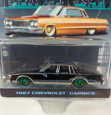 Greenlight 1/64 1987 Chevy Caprice GREEN MACHINE Chase California Lowriders