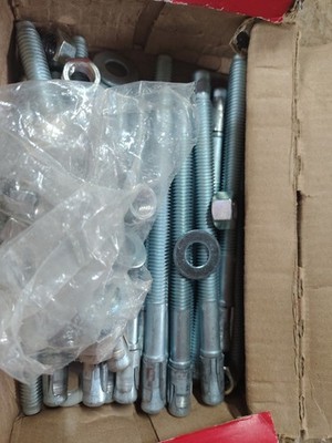 BOX OF 16  HILTI LONG THREAD KB3 1/2X7 282529 ESR-1385 NEW KB3 ESR1385