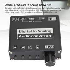 Digital to Analog Sound Converter 5.1 Optical to Analog Adapter