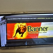 019 AGM Banner Running Bull Leakproof Car Battery (59201) REDUCED 