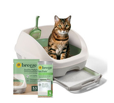 Purina Tidy Cats Breeze Cat Litter Box System Kit with Pellet Cat Litter