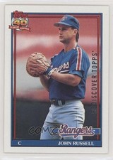 2017 Topps Rediscover Topps Buybacks Silver John Russell #1991-734 5xq