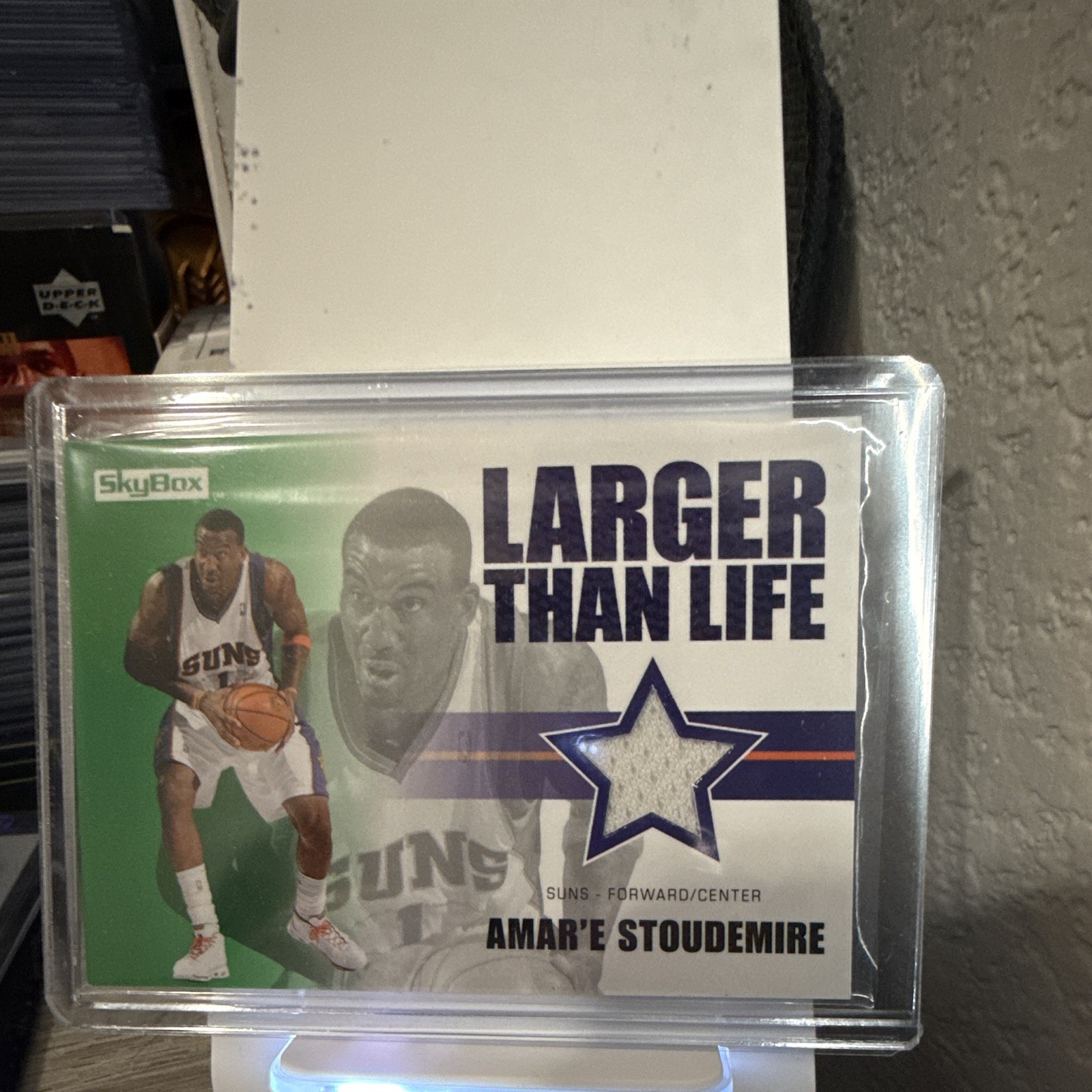 2008 SkyBox Larger Than Life Game Used Memorabilia Amar'e Stoudemire Suns #LL-AS
