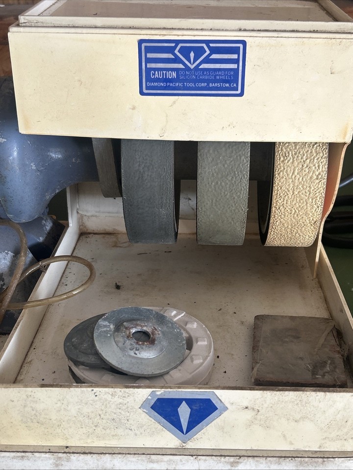 Genie Diamond Pacific Gem-Maker Cabbing Machine | Lapidary Rock Grinder ...