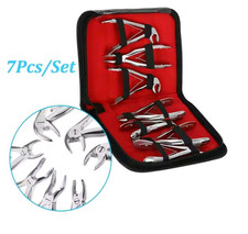 Set Pinze Estrazione Dentale - 7PCS Strumenti Denti Professionali per Bambini.