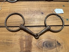 Loose Ring Sweet Iron Snaffle 5” English Bit Western Bit Used Tack