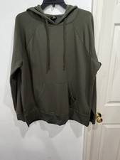 Athletic Works Sweatshirt Men  s Size 16/18 Green Long Sleeve Hoodie