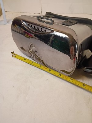 Virtual Reality Chrome Looking Headset.  A-22