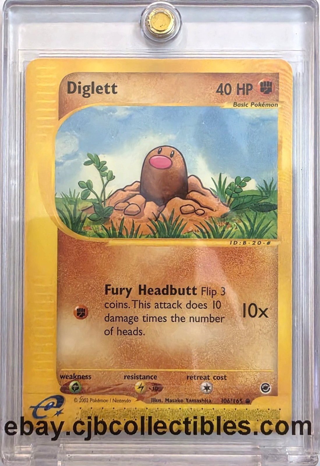 Pokémon DIGLETT 106/165 Expedition - Near Mint 🍒