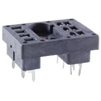 ECG RLY9102, 10 Pin Mini Blade Relay Socket ~ PC Board Mount