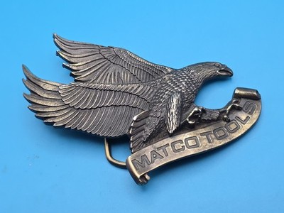 Matco Tools Belt Buckle Eagle - Made in USA - Great American Buckle Co