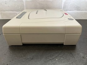SEGA Saturn HST 3220 Console Box HST0014 Cream 2 Controller Ports Tested