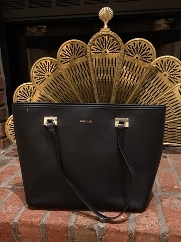 Anne Klein Women’s Tote Bag/briefcase Lg Textured Black