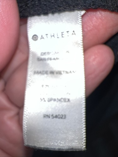 Athleta Kleid Damen Gr. XL schwarz Surrey Hills Sweatshirtkleid mit Kapuze - Bild 8 von 11