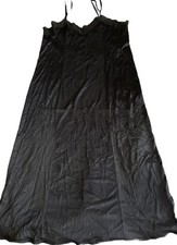 Vintage Tall Girl Ladies Nylon Gown Slip Black Canada