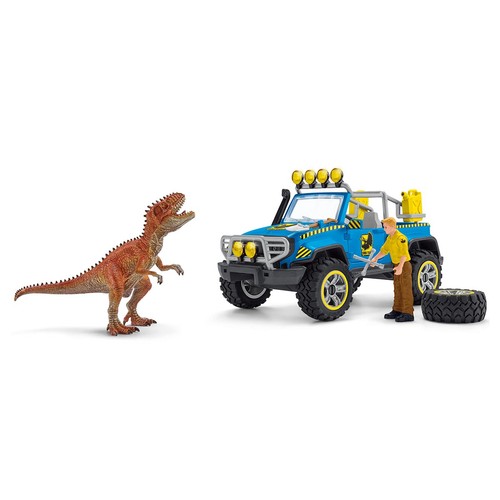 Schleich Dinosaurs Set with Off Road Vehicle - 41464 - Picture 6 of 8