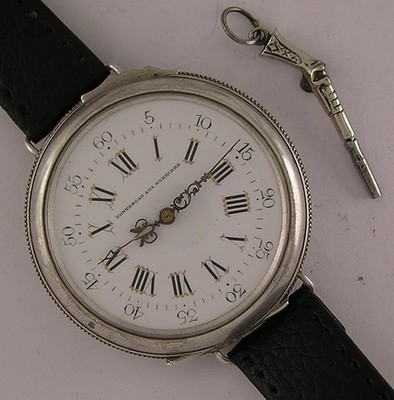 AMAZING 150 Years Old FONTENEAU AUX HERBIERS 1870's French Wrist Watch Serviced