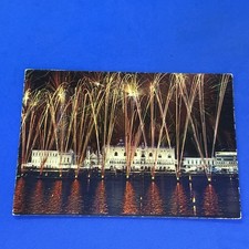 FESTA DEL REDENTORE FUOCHI D'ARTIFICIO CARTOLINA A COLORI