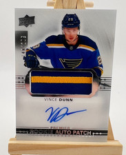 2017-18 Upper Deck Premier Vince Dunn Rookie Auto Patch 148/299 St Louis Blues