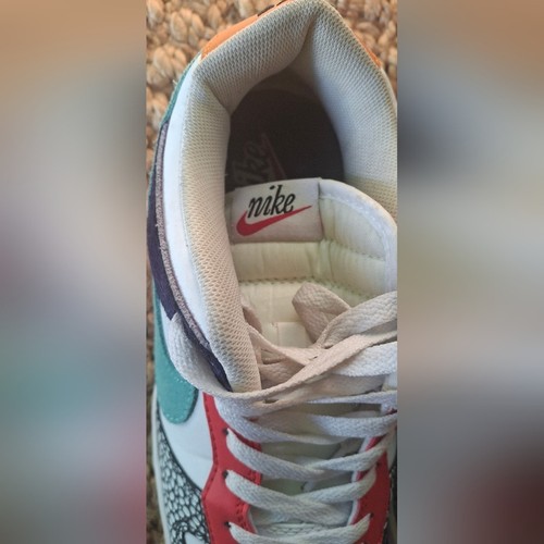 Nike Donut Low SE "Safari Mix"men Multicolor Sneakers Sz 8 - Picture 4 of 13