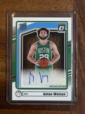 2024-25 Donruss Optic Anton Watson #314 Rated Rookie Autograph BOSTON CELTICS