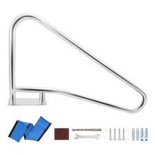 Tcfundy Stainless Steel Pool Handrail Inground Stair Ladder Grab Hand Rail