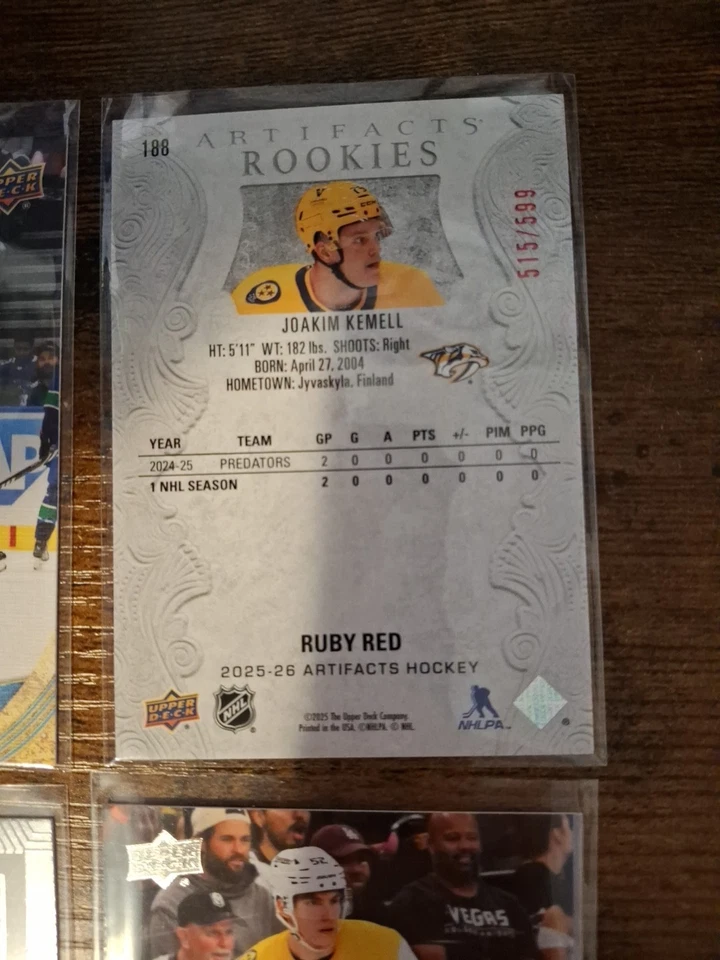 Nashville Predators Lot Of 8 Cards As Pictured **Combine Ship ** - Image 4 of 4