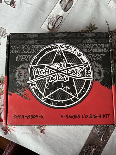 Sky High Car Audio E-Series 1/0 AWG Big 3 Kit SHCA-B30E-R Single Type