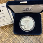 2010 W PROOF American Silver Eagle ASE Dollar