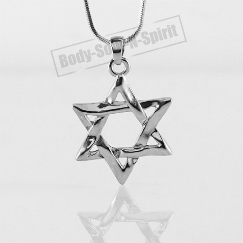 STAR OF DAVID" Necklace Israel Amulet Pendant Charm Jewish Judaica Jewelry Gift - Picture 2 of 7