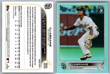2022 Topps C.J. Abrams Silver Foil Rookie US34