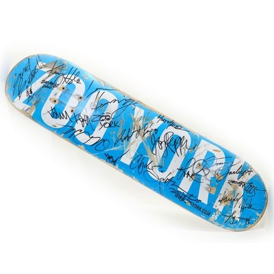 2005 Team Signed Zoo York Skateboard - 13 Autographs - Pleasant Valley Demo KC