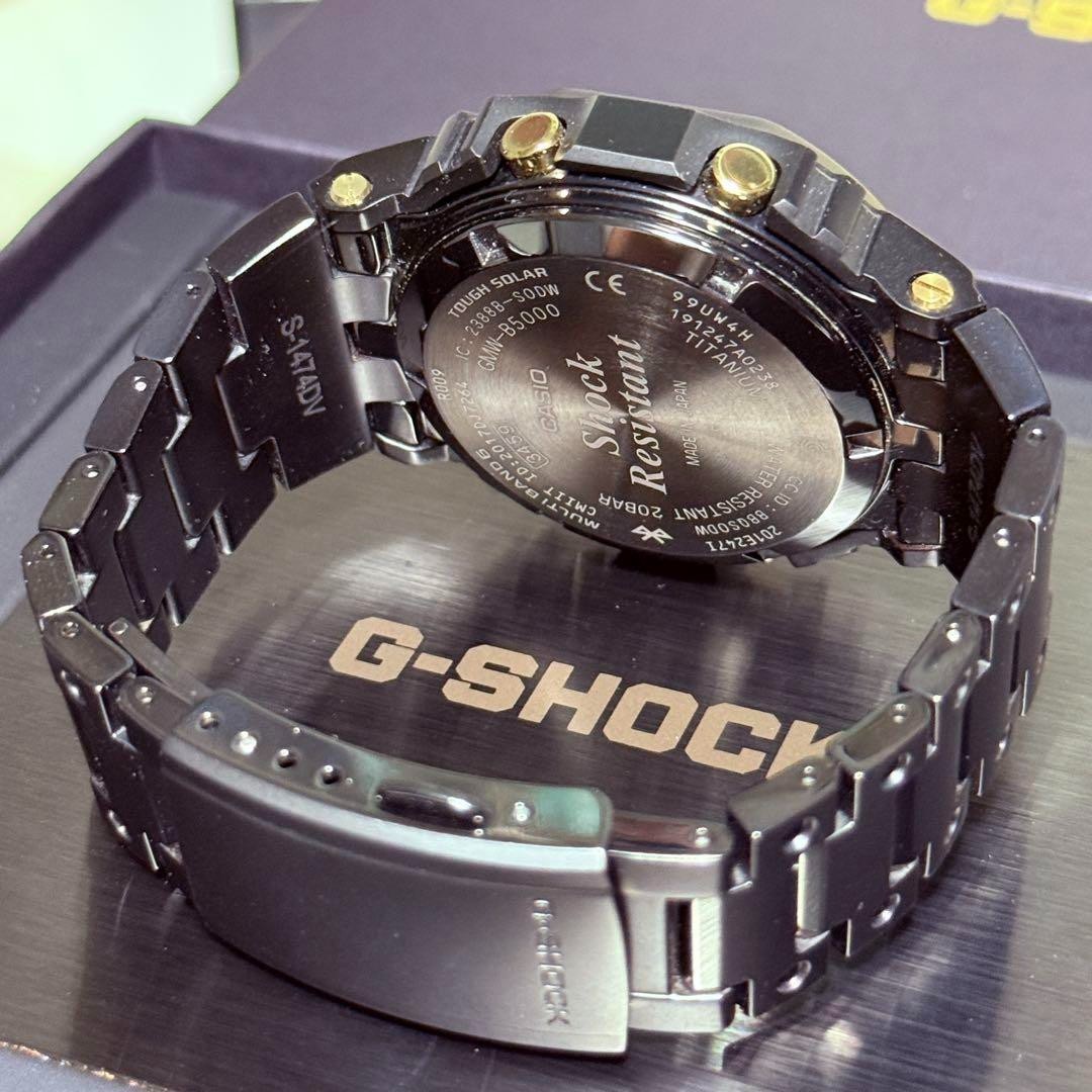Casio G-Shock GMW-B5000TB-1 Men's Black Limited Edition Titanium