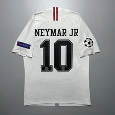 PSG NIKE 2018/2019 FOOTBALL PLAYER ISSUE JERSEY #10 NEYMAR SIZE “M” 918923-102